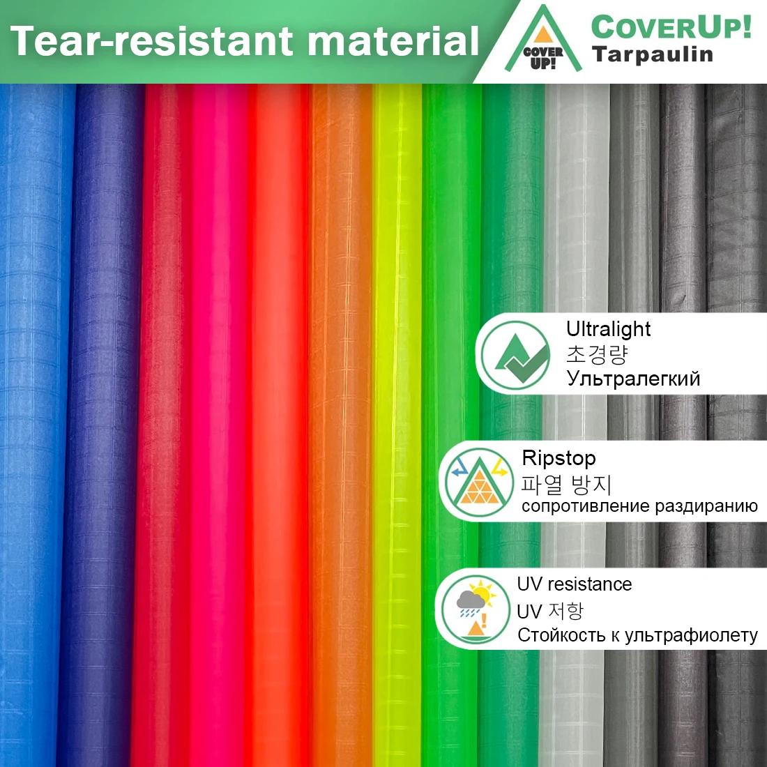 Kite Fabric 1m Icarex Ripstop 35g/m&sup2; Ultralight PC31 Polyester Spinnaker For Kitesurfing Stunt Kite RC Sailboats Repair&Make