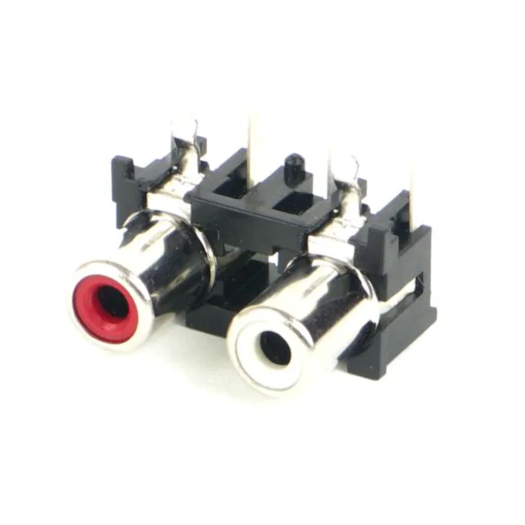 

5 шт./лот PJRAS1X2 S02X Conn RCA Phono коннекторы 2POS RA SHLD PH JK