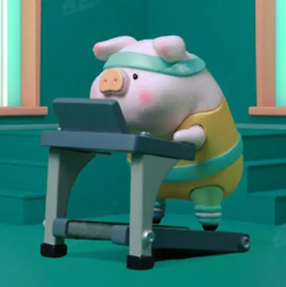 LULU the Piggy The Fitness Club Series LULU Pig 52TOYS Action