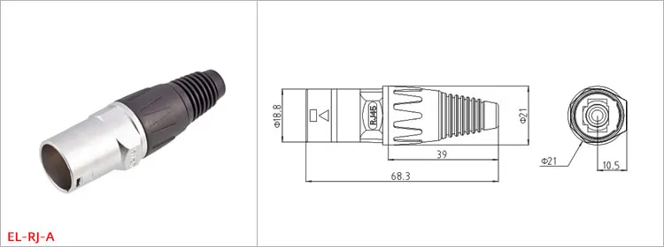 Description Picture 3 of itemCAT5e CAT6 Outdoor Waterproof RJ45 Connector 8 Pin Network LAN Ethernet Plug Splitter Transfer Head Socket Panel Signal Adapter