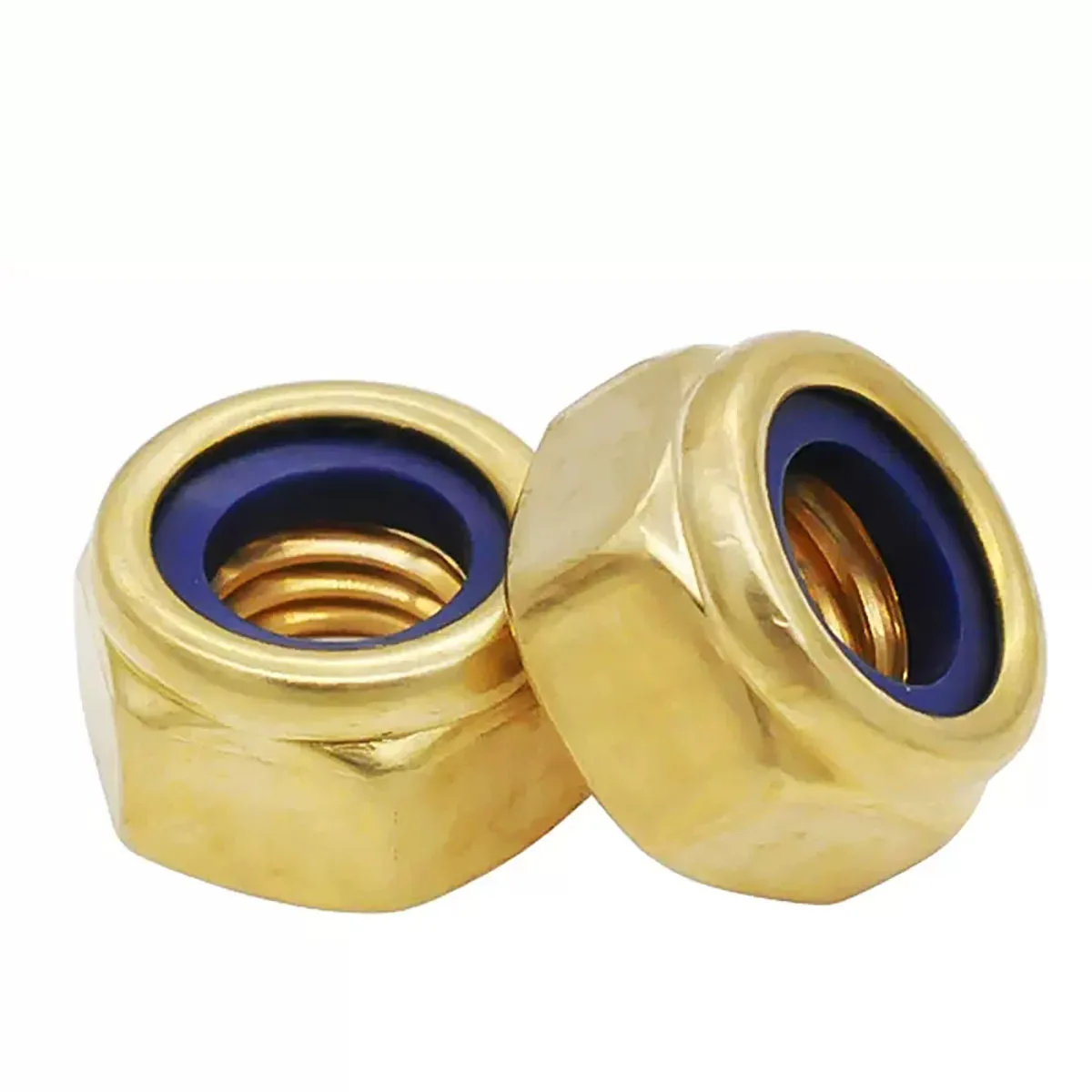 

Brass Locknut/Hexagon Self-Locking Screw Cap/Brass Nylon Locknut M4M5M6M8M10M12