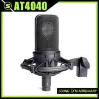 Hot Sale AT4040 Professional Large Diaphragm Condenser Voice Over High Sensitivity Microphone for Studio Recording Podcasting
