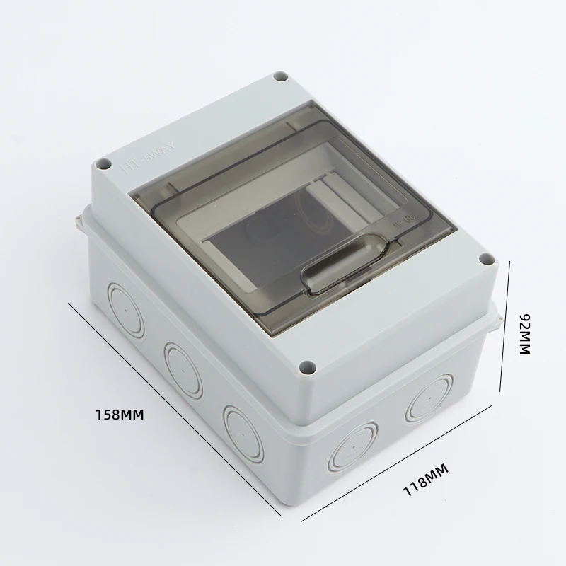 Outdoor rain protection air switch breaker open mounted Charging station HT5 circuit waterproof distribution box electrical box electrical distribution box