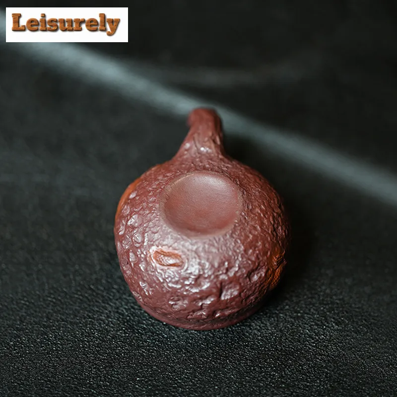 120ml Yixing Purple Clay Pure Relief Dragon Coffee Mug Couple Handgrip Cups Afternoon Tea Mug Office Water Cup Tea Services Gift