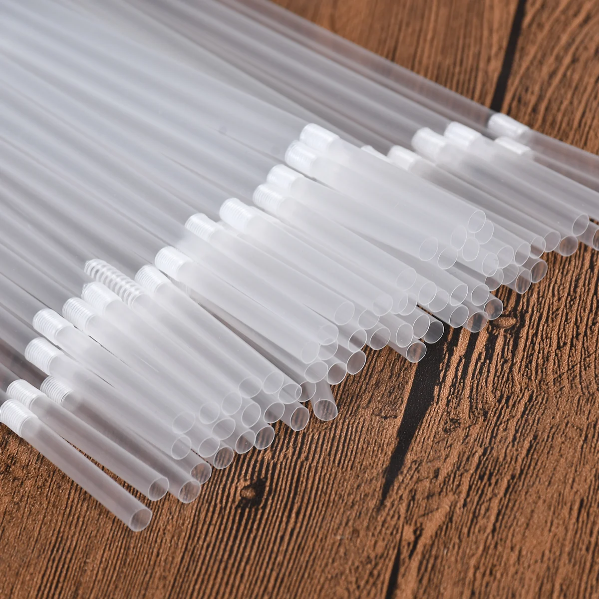 Transparent Drinking Straws Plastic Straws For Kitchenware Bar Party Beverage Cocktail Drink Flexible Disposable 100Pcs