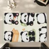 Cute Cartoon Panda Entrance Door Mat Nordic Style Bedroom Living Room Doormat Home Balcony Anti-Slip Modern Home Decor 5