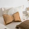 Ins Cute Bow Cushion Solid Color Princess Seat Chair Cushion Sofa Decorative Throw Pillows Pompom Cushions 4