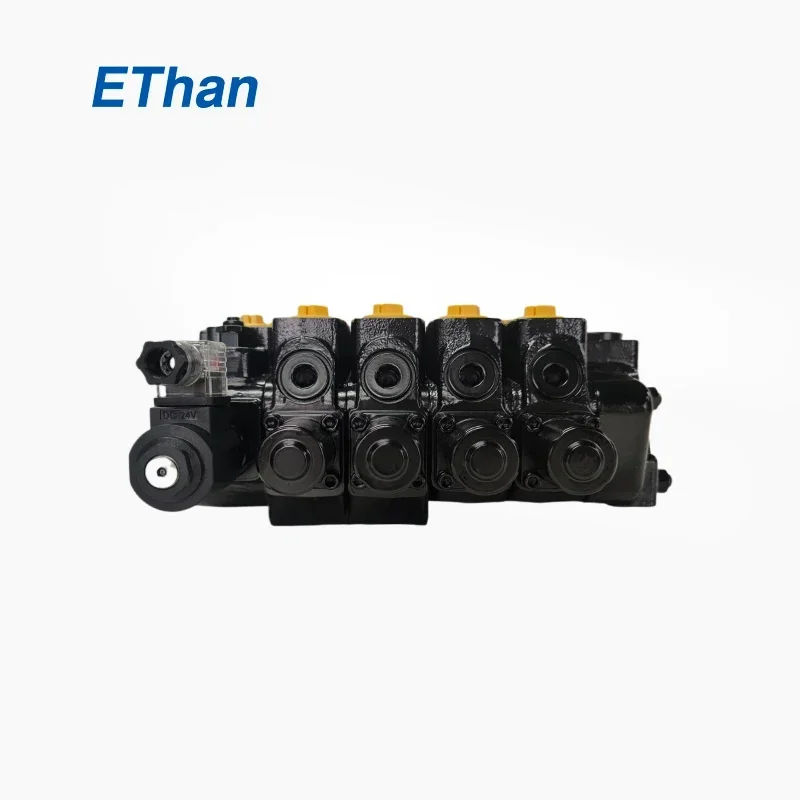 DLP180 Multiple Directional Solenoid Pressure Control Valves 24V Hydraulic Joystick Valve For Walvoil Yuken Tractor