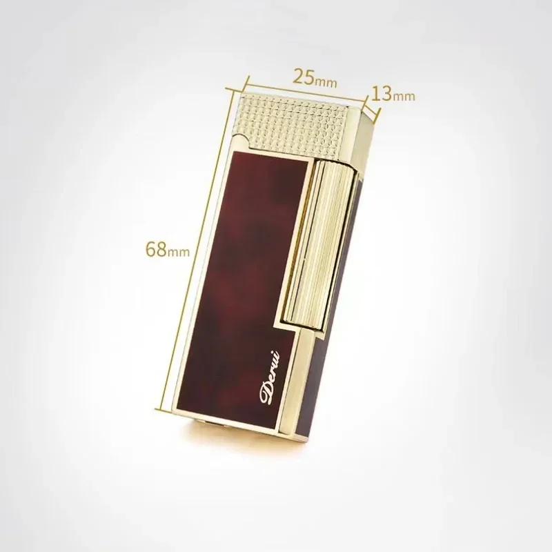 Business PING Bright Sound Gas Lighter Compact Jet Butane Cool Metal Cigar Lighter Grinding Wheel Pipe Cigarette Accessories butane gas lighter