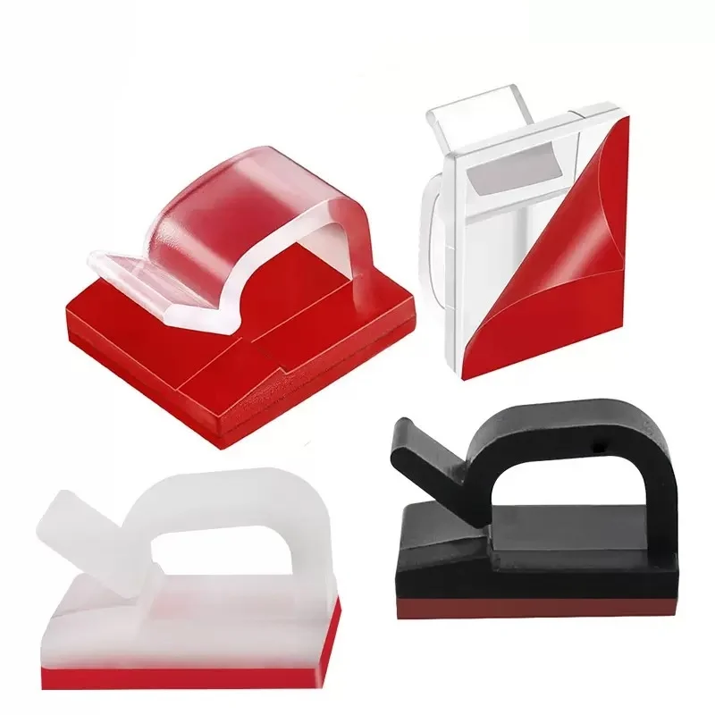 케이블 정리 클립 와이어 와인더 홀더 코드 보호대 USB 케이블 관리 접착식 ..