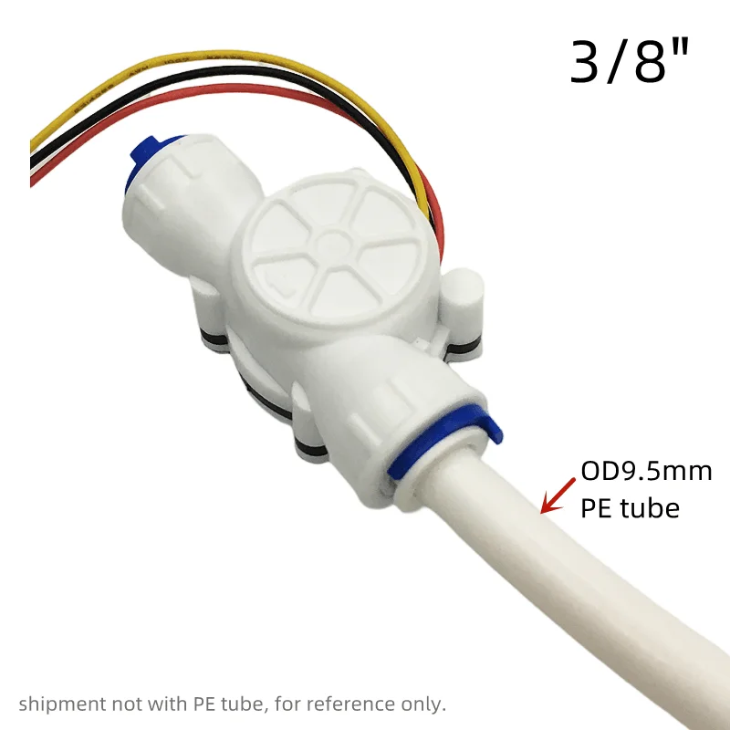 Flow Meter Water Flow Meter Turbine Flow Meter Digital Turbine Flow Meter Water Sea Digital Flow Meter Display Measure Total Flow Show Rate FlowSensor Liquid Beer Turbine