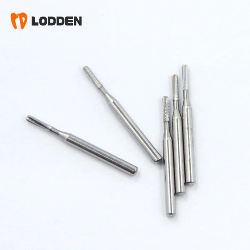 

5pcs/Lot Dental Tungsten Carbide Burs Dentistry Grinding FG 1557 High Speed Round Cylinder Cross Cut for Cutting of Crown Tools