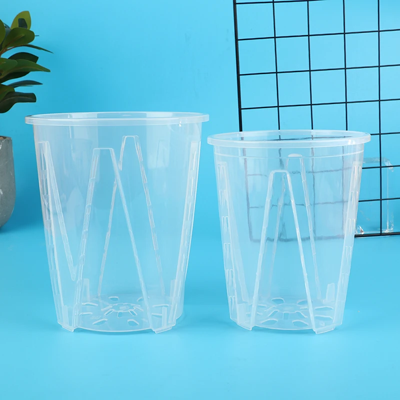 Large Capacity Transparent Cylindrical Plant Holder – Durable, Thickened, Anti-Deformation Design