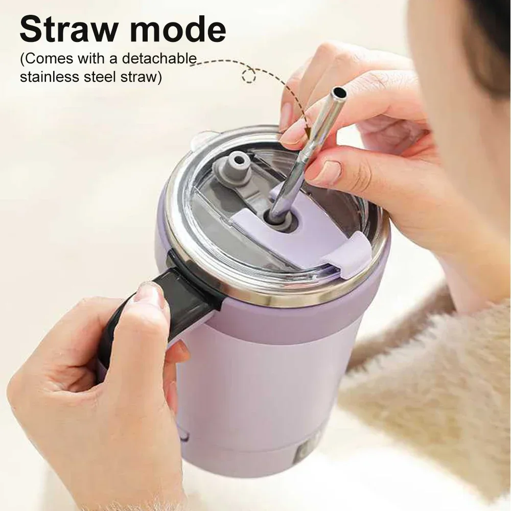 Automatic Detachable Mixing Coffee Cup Intelligent Temperature Measuring Usb Rechargeable Mug Warm Coaster Magnetic Cup lijiao