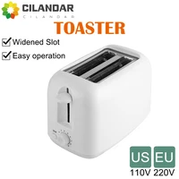 110V 220V Double groove Toast bread machine household sandwich breakfast machine automatic breakfast toaster Double groove 1