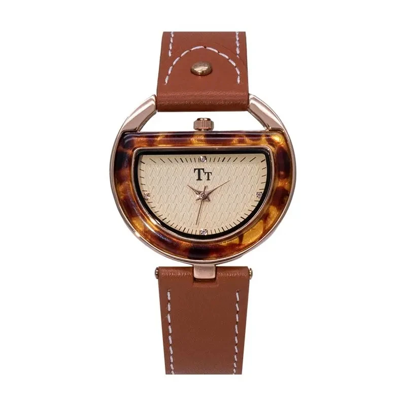 Fashionable Elegant Retro High-End Simple Quartz Watch Ladies Girls Gift Ladies Accessories Relojes Para Damas