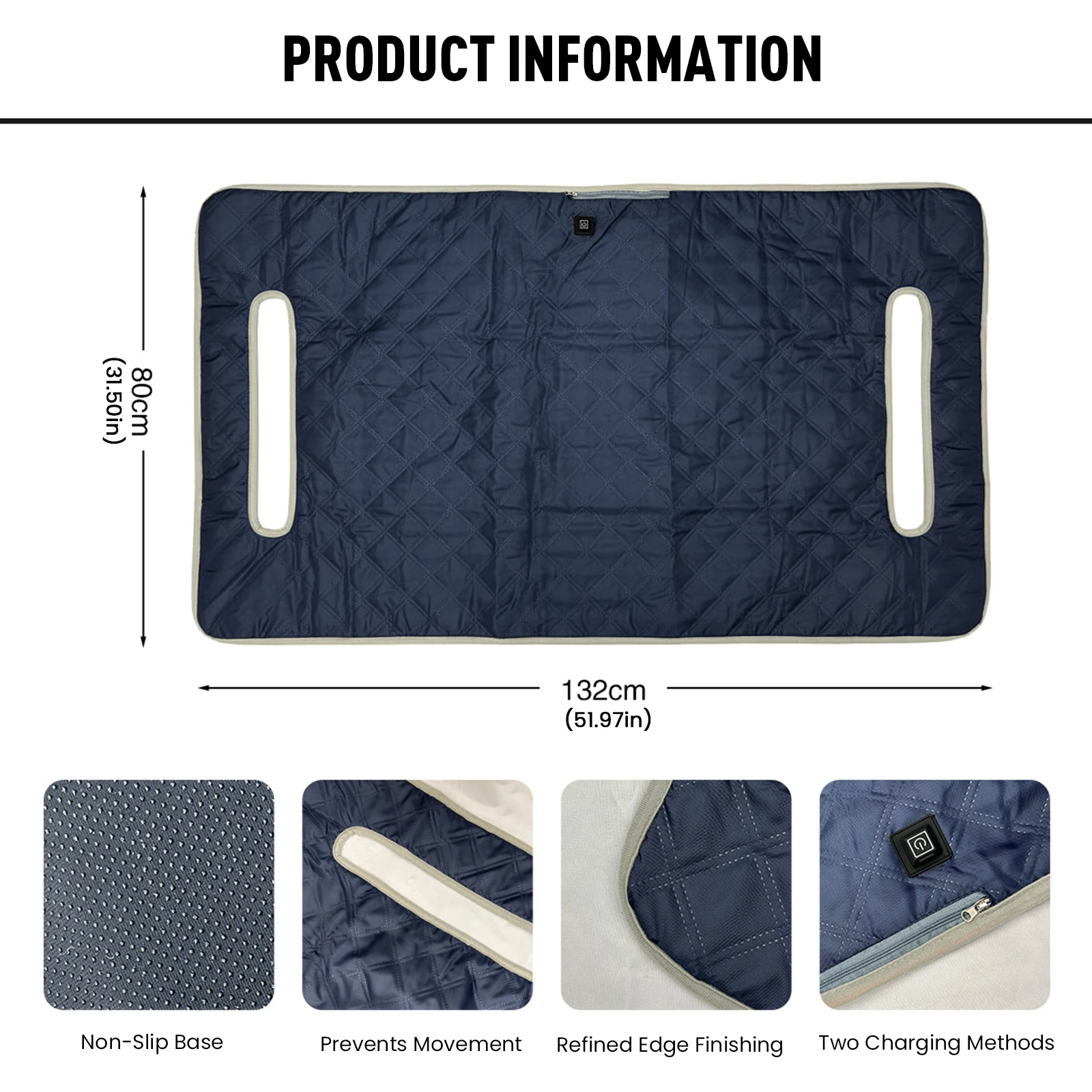 Winter Heated Golf Cart Seat Cover 4 Zones Heating Seat Cushion Golf Cart Universal Seat Protector Waterproof Breathable Cushion