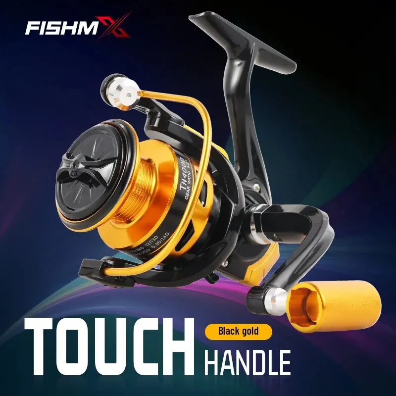 Fishmx Fishing Reel 5.2:1 Fishing Lure Spinning Reel Metal Spool