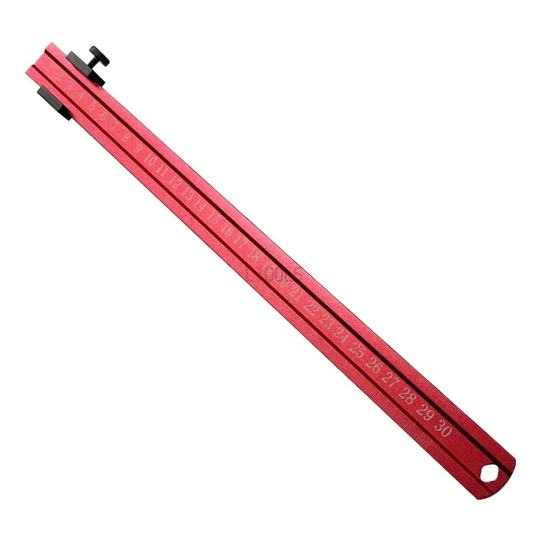 Aluminum Alloy Positioning Block Limit Ruler Woodworking Line Scribe DIY Adjustable Precision Measuring Scale Tool 200-500mm new woodworking center scriber square center scriber ruler right angle scribers accurate scale woodworking measuring tool diy