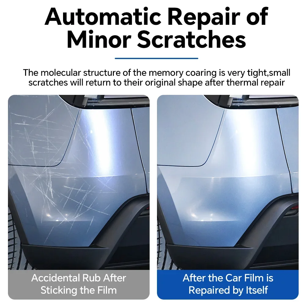 Pellicola Protettiva Trasparente in TPU da 9 Mil Pretagliata PPF per Tesla Model Y Juniper Premium 2025 2026 - Kit Anti-Graffio Resistente per Auto - Image 2