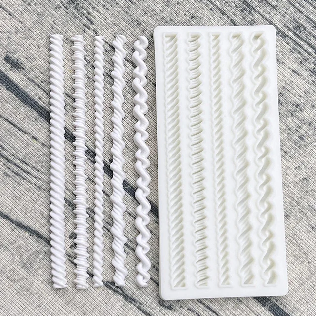 Öt Kötelek Szilikon Penész Cukorcraft Csokoládé Cupcake Sütő Gyanta Szerszámok Fondant Sütemény Díszítő - Image 4