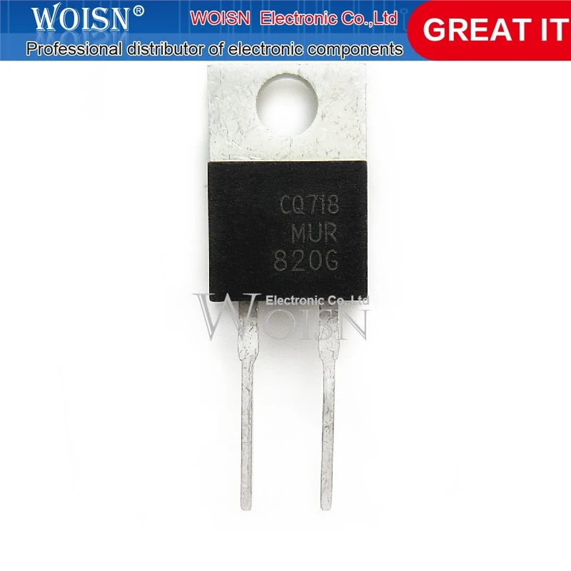 

10 шт. MUR820G MUR820 TO-220