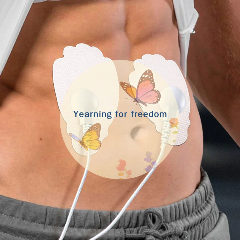 ^2Pcs Electrostimulation Electrode Patch Self Adhesive Pulse Gel ...
