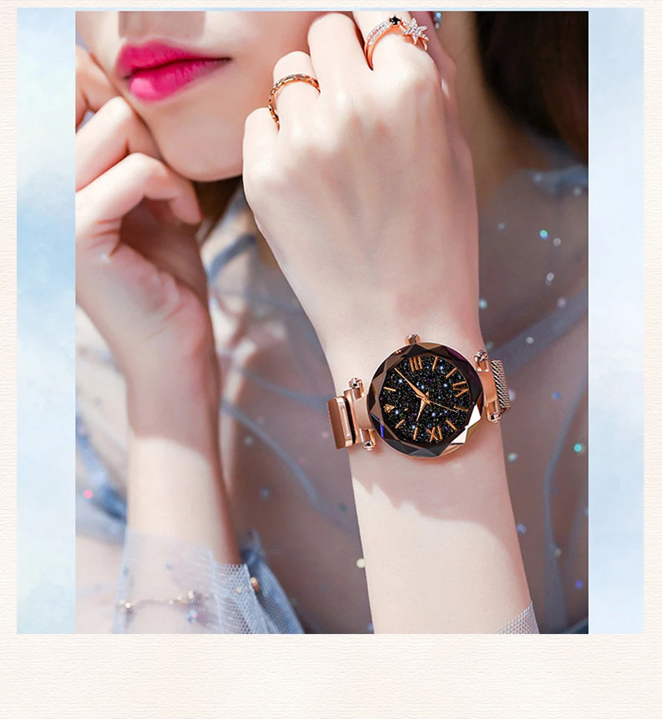Starry Sky Women's Watch - magnetic clasp