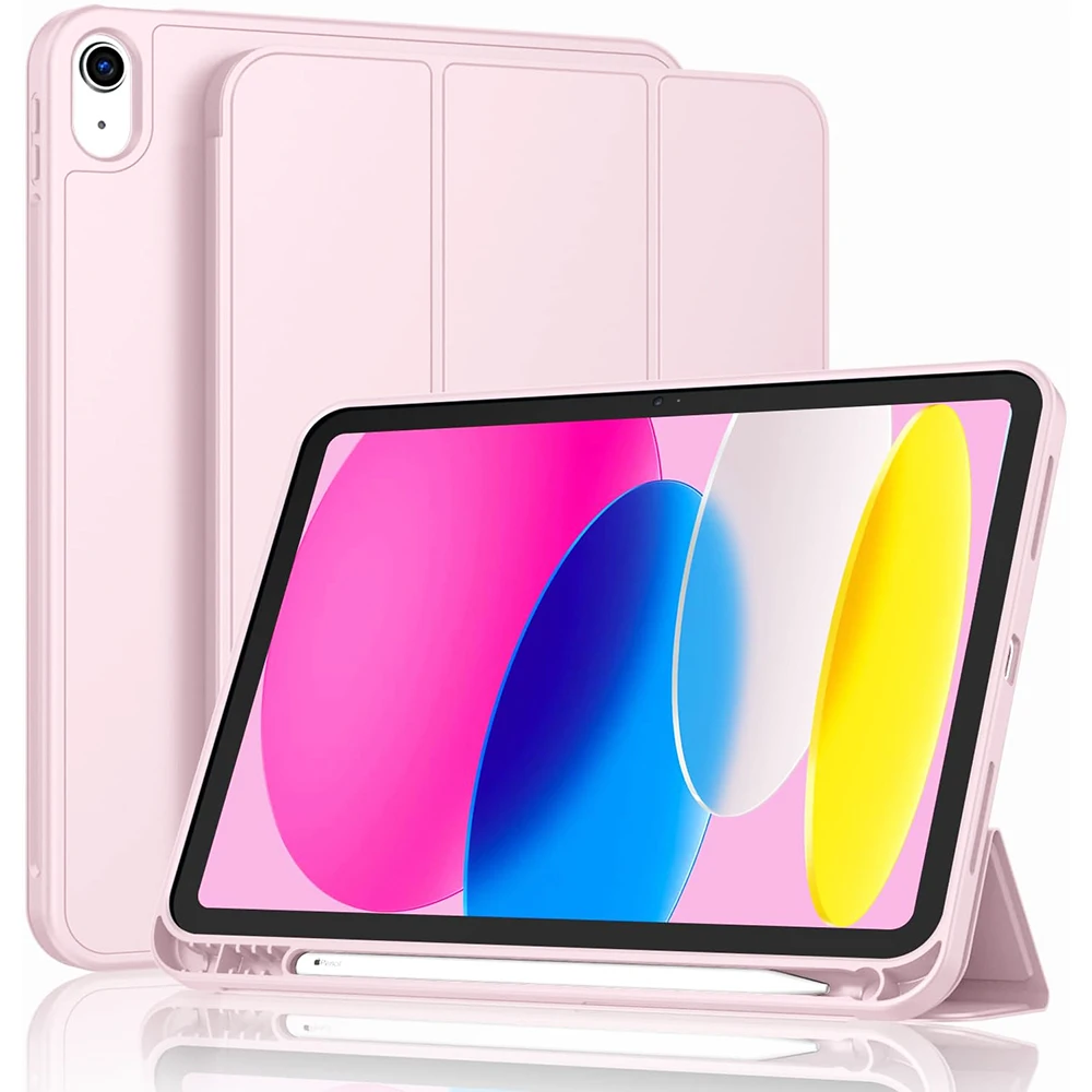 thumbnail image 1 of Con portalápices Funda para iPad 7.ª, 8.ª y 9.ª generación 10,2 iPad Air 5.ª, 4.ª y 10.ª generación 10,9 iPad Air1 2 5.ª y 6.ª 9,7 Funda magnética para tableta, 1 of 5