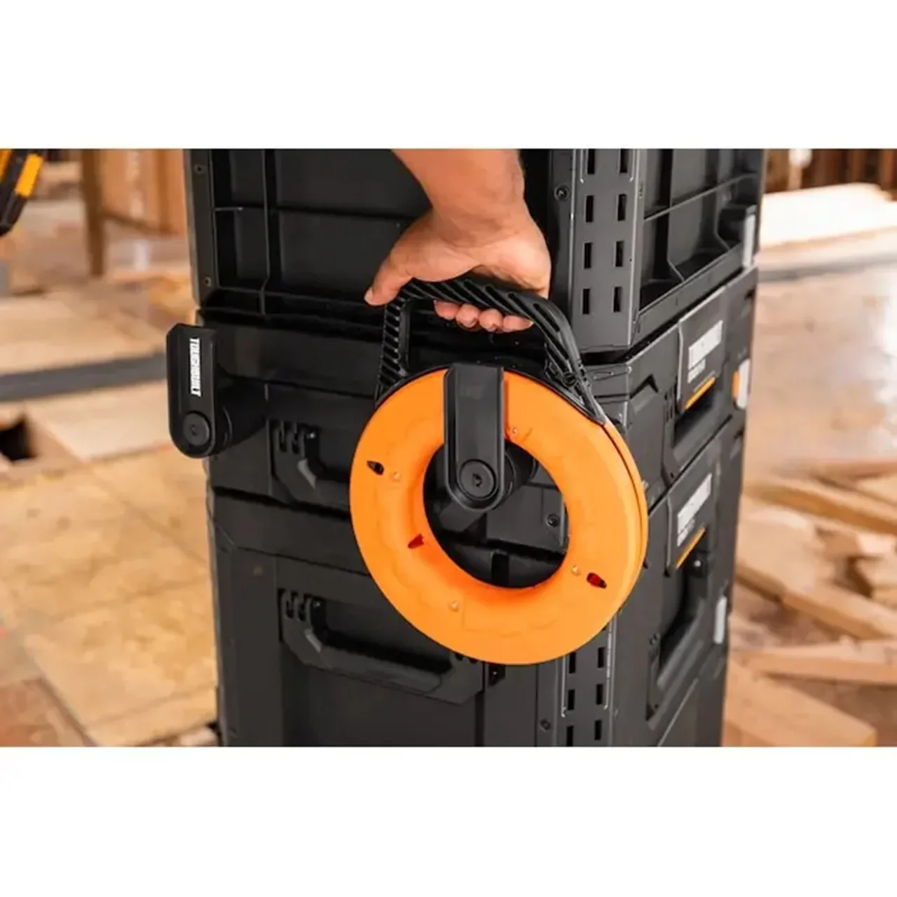 TOUGHBUILT TB-B1-A-31 STACKTECH Plastic Cord Wrapper Stackable ToolBox Special Cord Winder Fixed Wire Rope Organizer Accessories