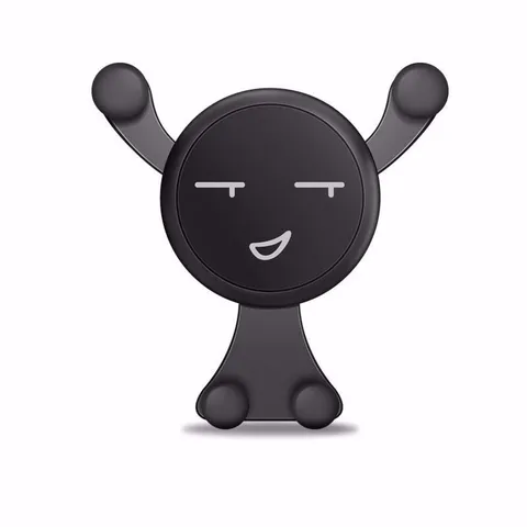 Universal Smile Emoticon Air Vent Clip Car Phone Holder Bracket Vehicle Car Accessories Supplies Products