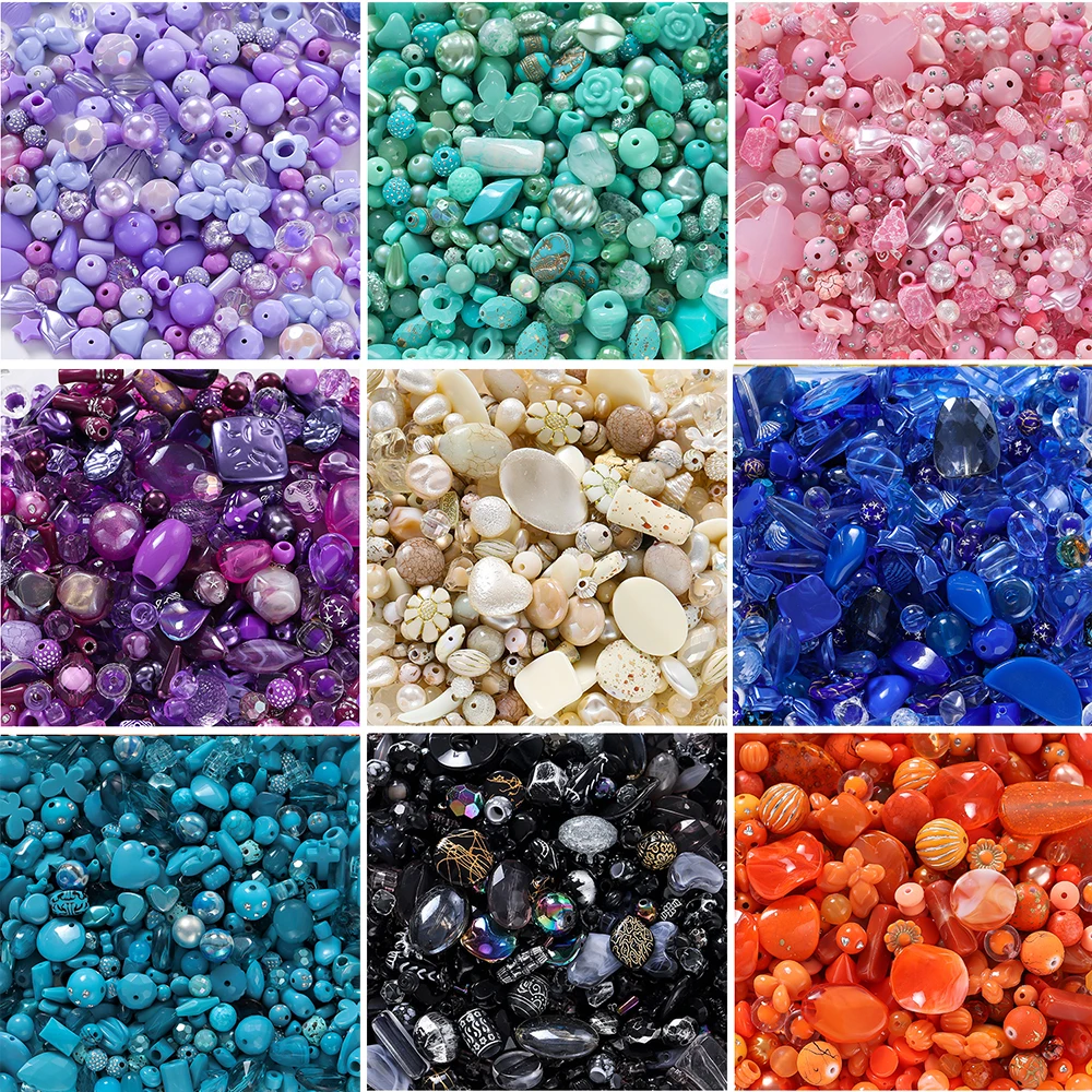 20 Perline Distanziali A Forma Di Fiore In Acrilico Trasparente Colorato, Per Bracciali E Collane Fai Da Te, Confezione Mista - 3