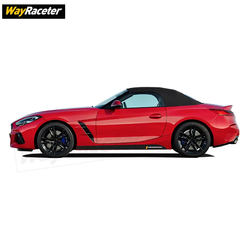 2 Pcs M Leistung Styling Auto Tür Seite Rock Streifen Aufkleber Vinyl  Körper Aufkleber Für BMW Z4 E85 E86 E89 g29 Zubehör