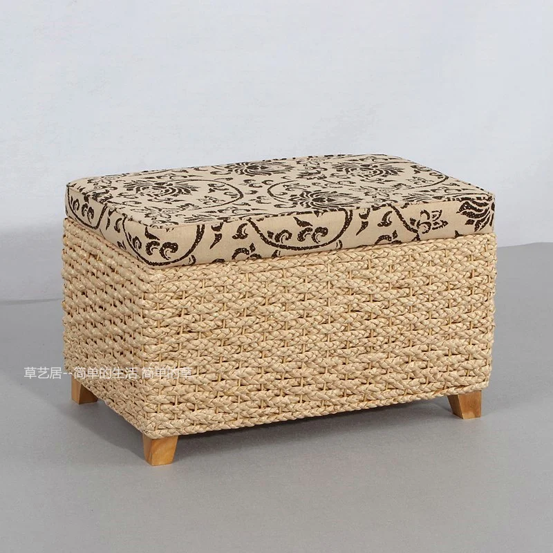 Banco otomano de madera maciza acolchado para pasillo, entrada, con organizador debajo del asiento, asiento de almacenamiento de zapatos que ahorra espacio