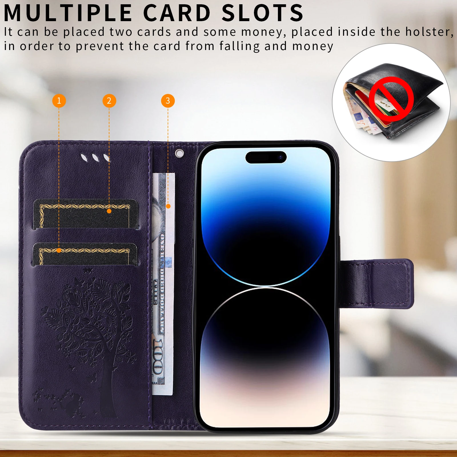Leather Wallet Case