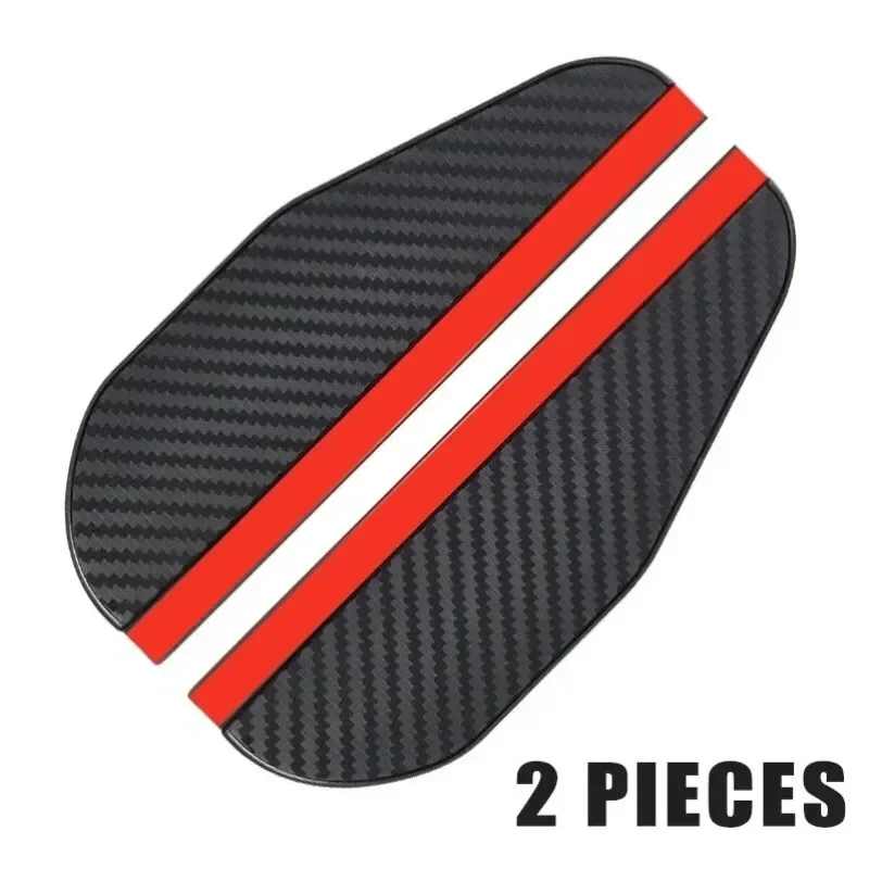 Car Rearview Mirror Rain Eyebrow Visor Carbon Fiber Rearview Side Snow Sun Visor Rain Cover Mirror Accessories 2PCS