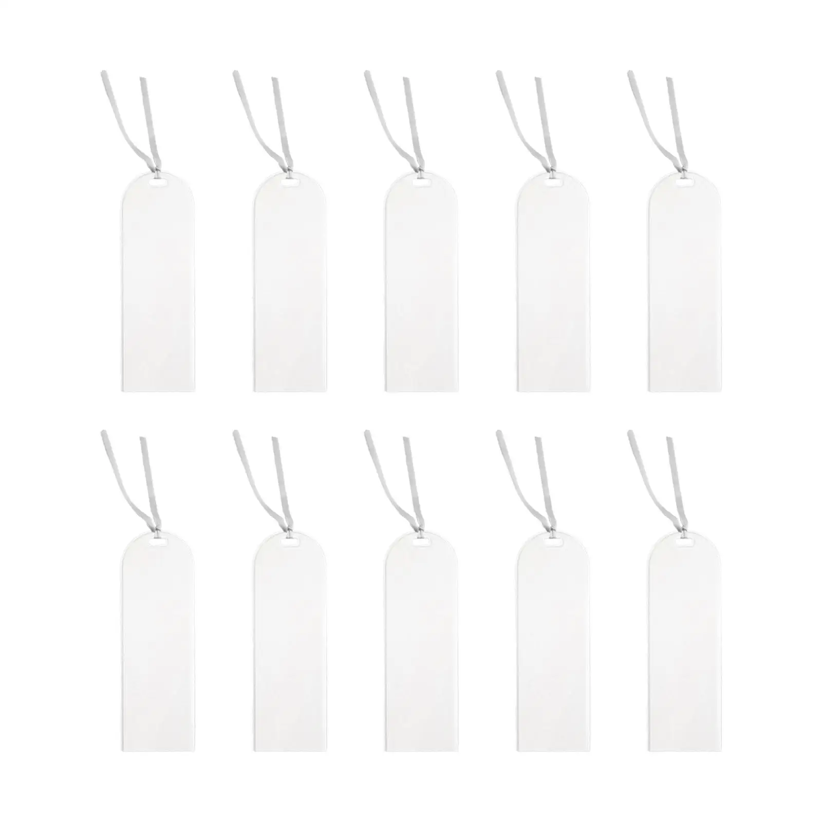 아크릴 책갈피 블랭크 내구성 독서 마커, 수공예 장식 펜던트 열쇠 고리, 미술 용품 선물 태그, 10 개