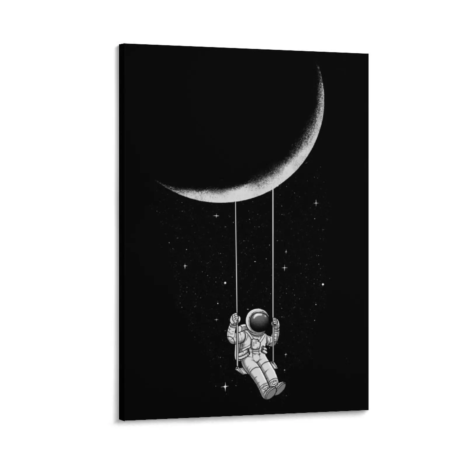 

Moon Swing Canvas Painting decoration for the room Wall posters home decorations and organization wall art canvas painting