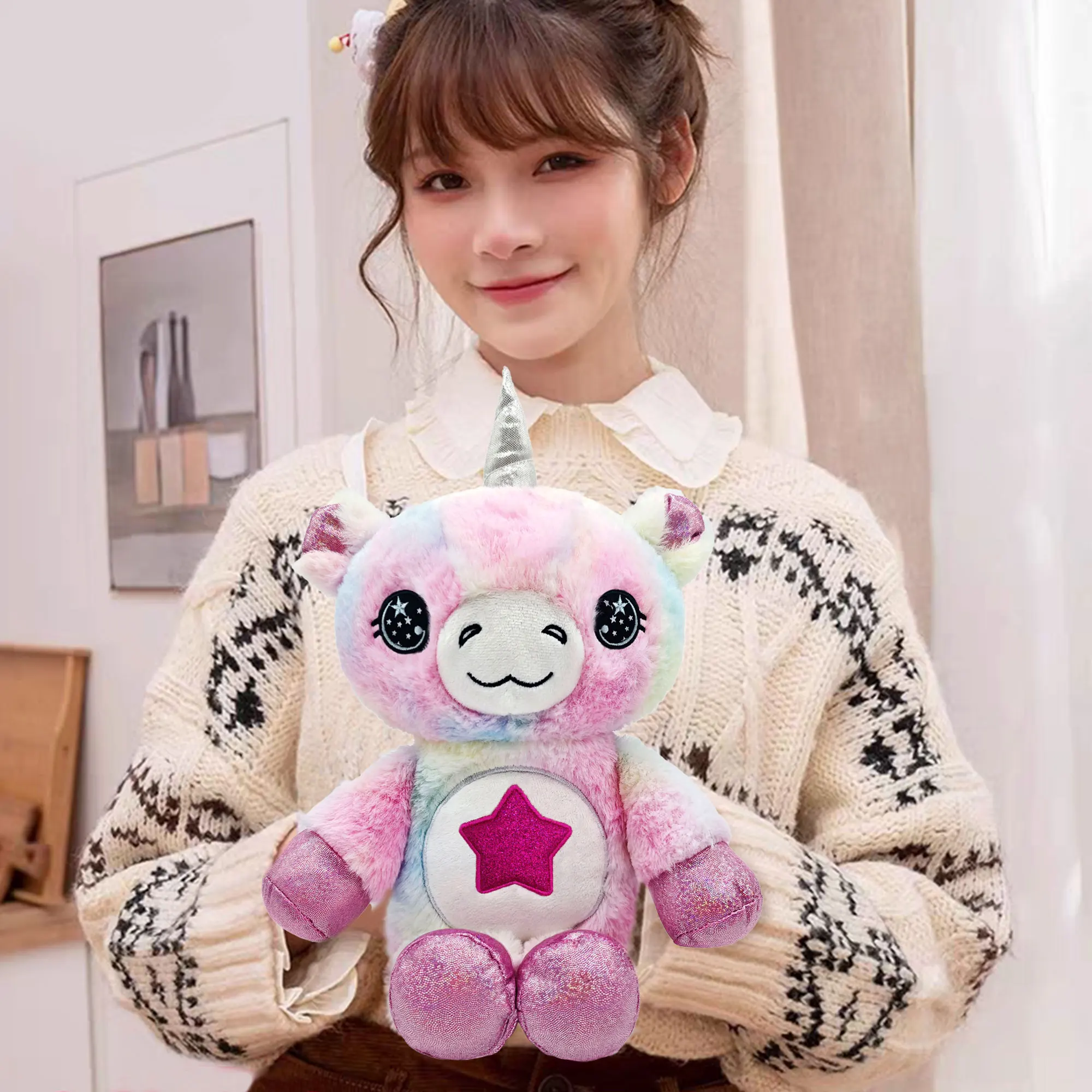 Cute unicorn plush doll give her a unicorn doll if you love her keep your love loyal the best Valentine's Day gift Fruit Plush Toys