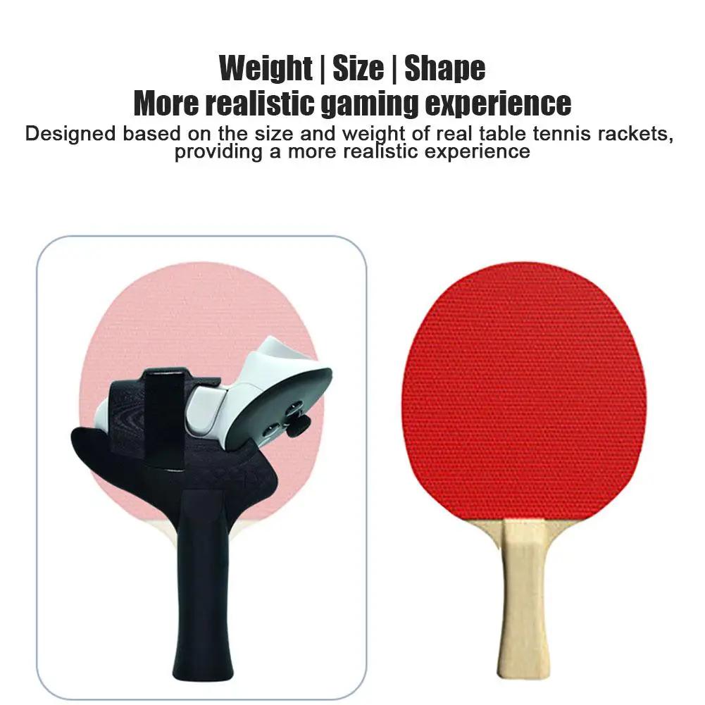 1/2pc For Meta Quest3 Table Tennis Racket Handle Golf Club Adapter Controllers Attachment Grips Stick Handle Vr Game Access H6a3