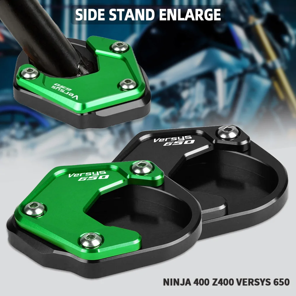 

For kawasaki versys650 Versys 650 2010-2020 2019 2018 2017 2016 Foot Enlarger Foot Side Stand Extension Plate NINJA 400 Z400
