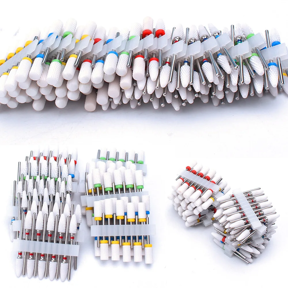Carbide Manicure Cutters Set Nail Drill Bits Gel Polish Remover Cutter Ceramic Strawberries for Nails Electric Files Tools nail drill bit nail drill bits nail drill set nail drill kit nail drill nail art tools nail file set nail manicure tools nail manicure accessories cuticle remover bit 10pc
