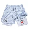 Anime Performance Shorts Toji Printed Men GYM Casual Sports Shorts Workout Running Mesh 2 In 1 Sport Short Pants 4