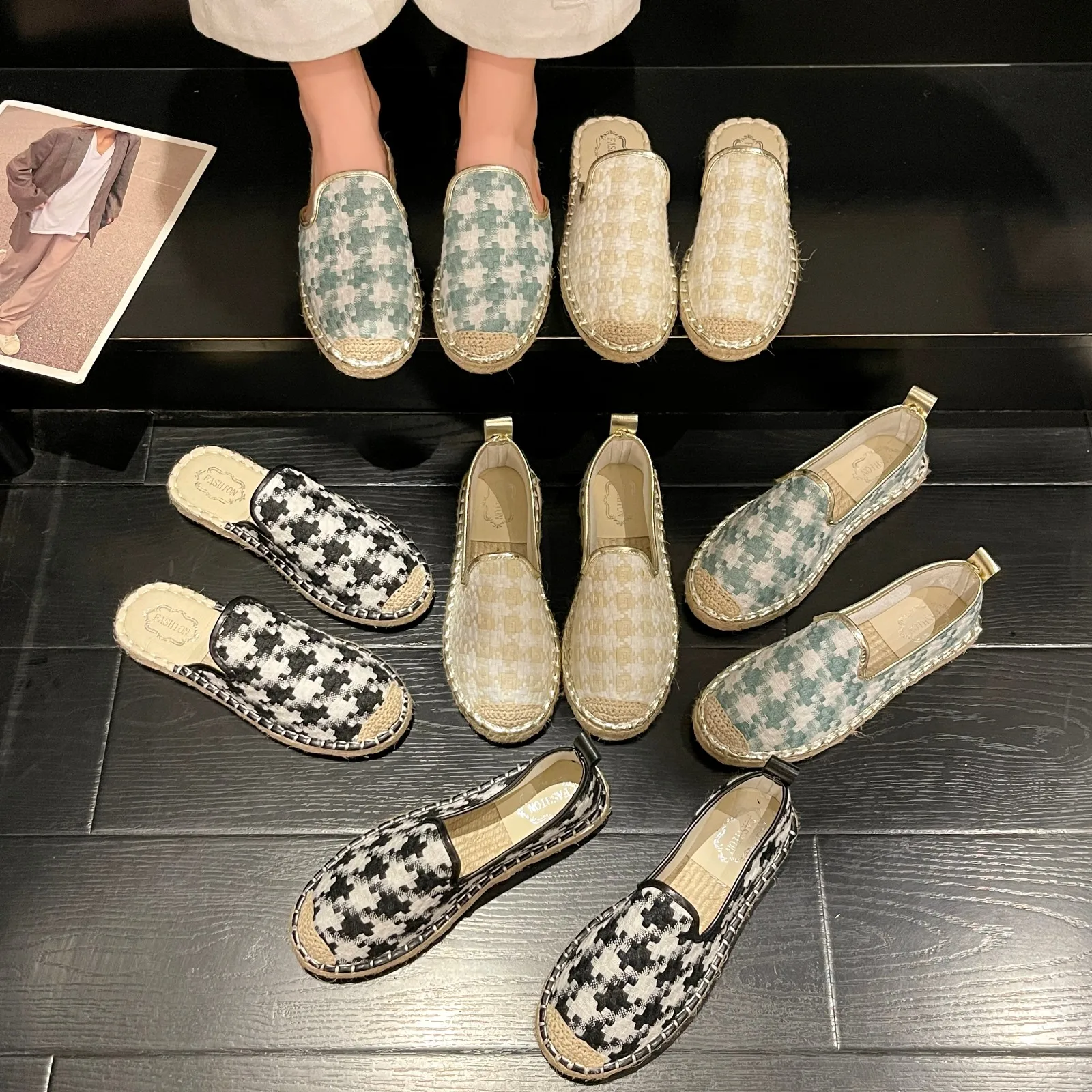 

Женские сетчатые туфли, дышащие кружевные повседневные бежевые туфли с вырезами, обувь в рыбацком стиле, удобные тапочки, весна-лето