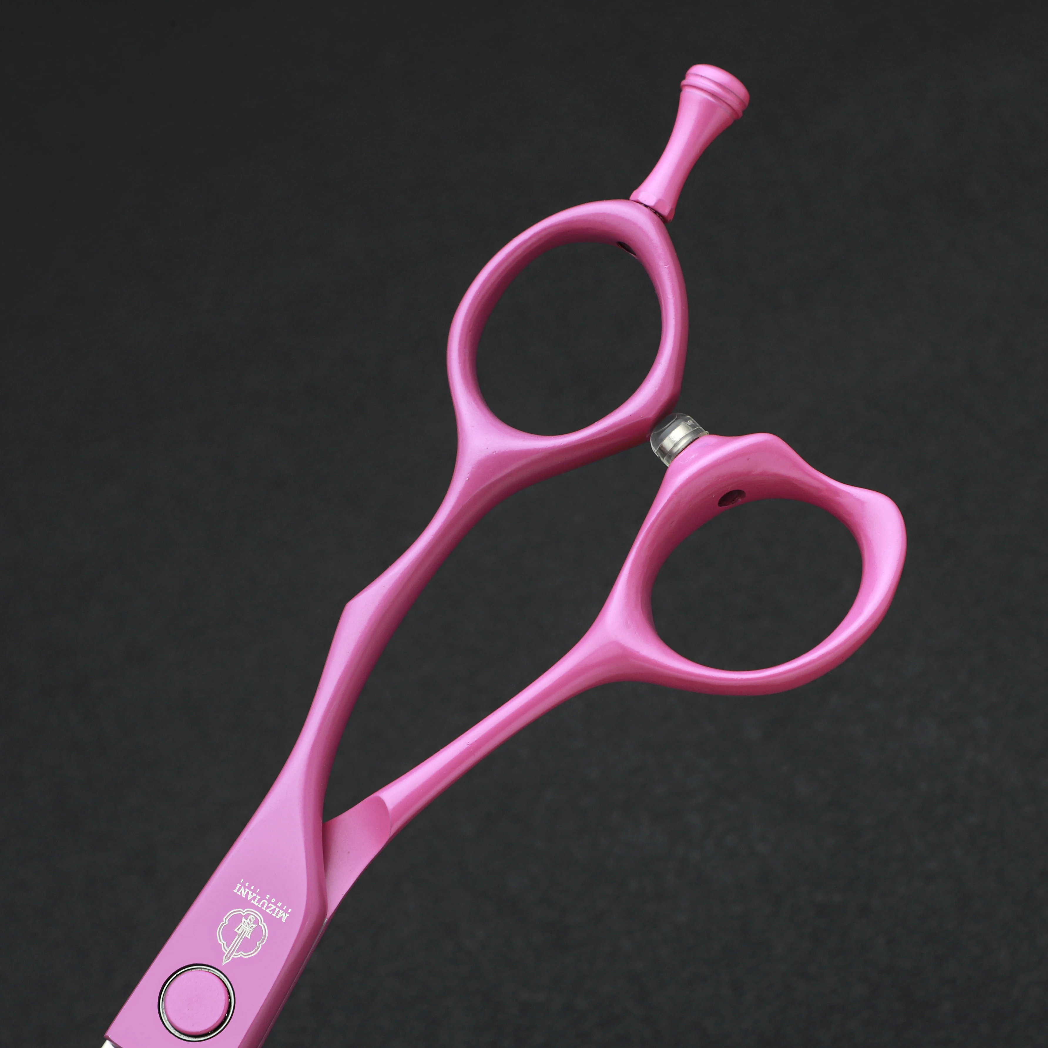 Professionelle Haarschere 5,5/6,0 rosa Zoll Friseurschere Japanischer handgefertigter VG10-Stahl Superscharfe und verschleißfeste Klinge – Detail 9