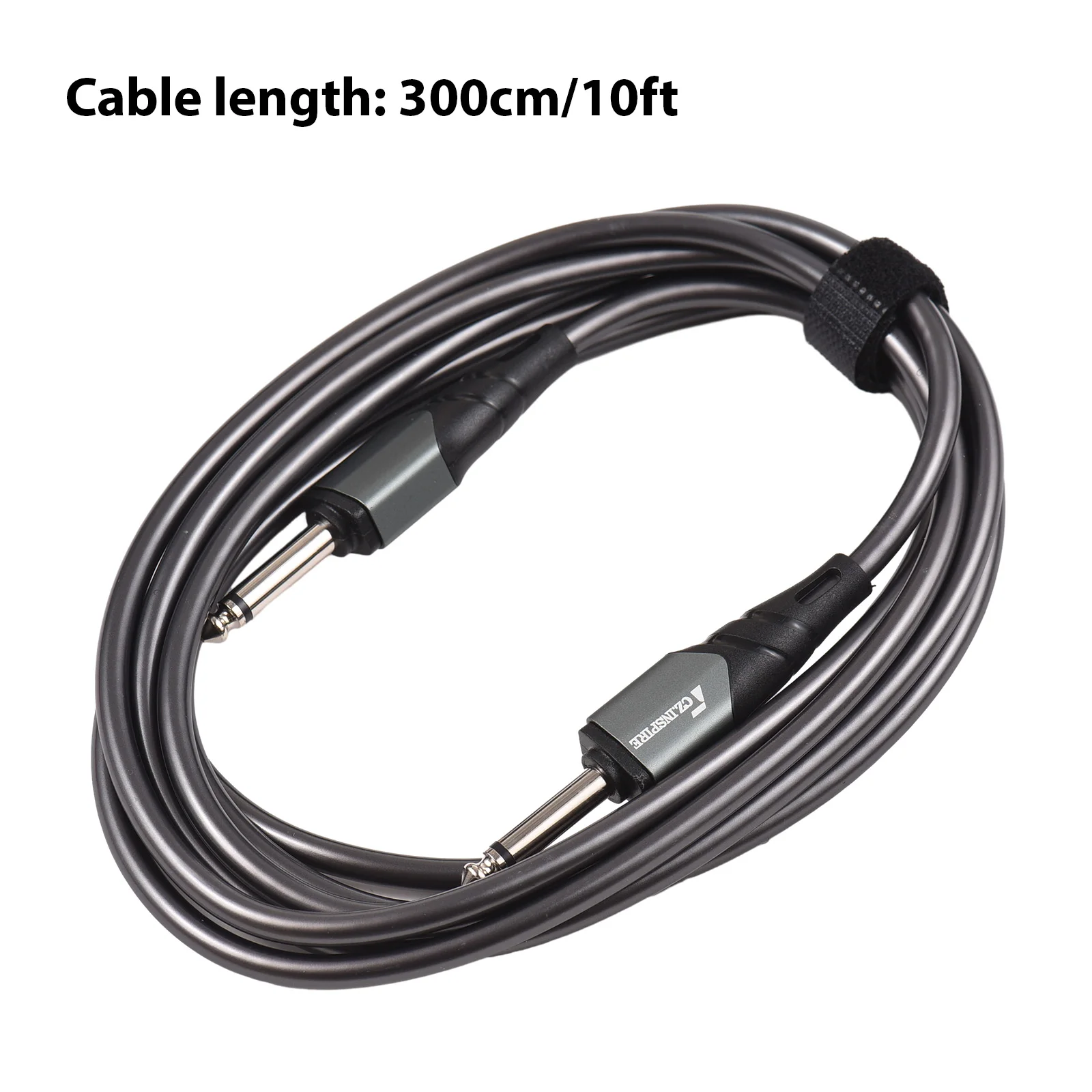 

1/4 Inch Audio Instrument Cable 10ft Noise Reduction Dual Straight Interface 6.35mm Mono Waterproof Guitar Cable