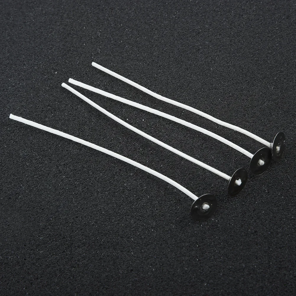 30pcs Cotton Candle Wicks Smokeless Wax Pure Cotton Core Pre-waxed Wicks DIY Candle Making Party Supplies 10cm