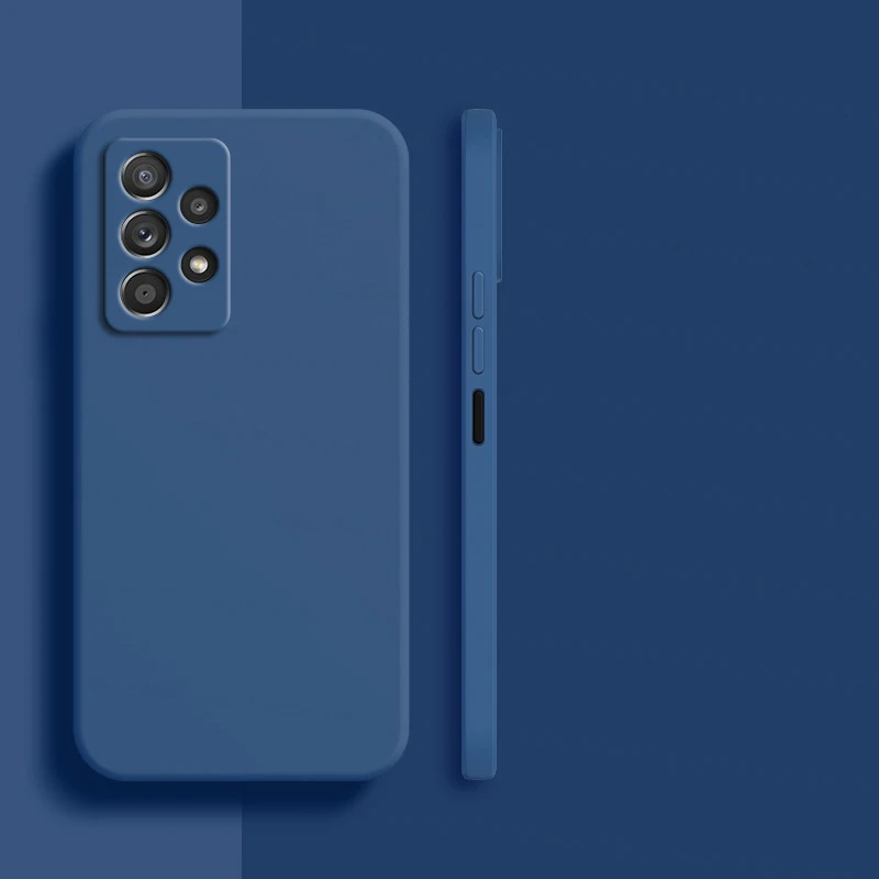 Shockproof Liquid Silicone TPU Phone Case - Compatible with Multiple Samsung Models