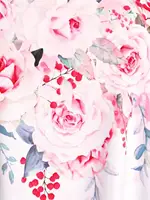 Rosegal Womens Plus Size & Curve Ombre Color Floral Print Crisscross Modest Tankini Swimsuit - Image 5