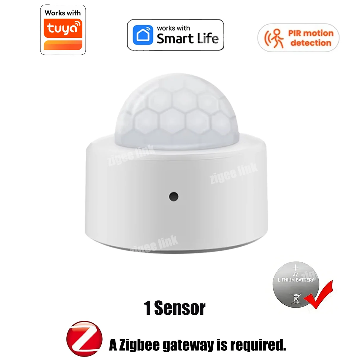 ตัวเลือกสินค้า เซ็นเซอร์ตรวจจับเคลื่อนไหวบ้านอัจฉริยะ Zigbee 3.0